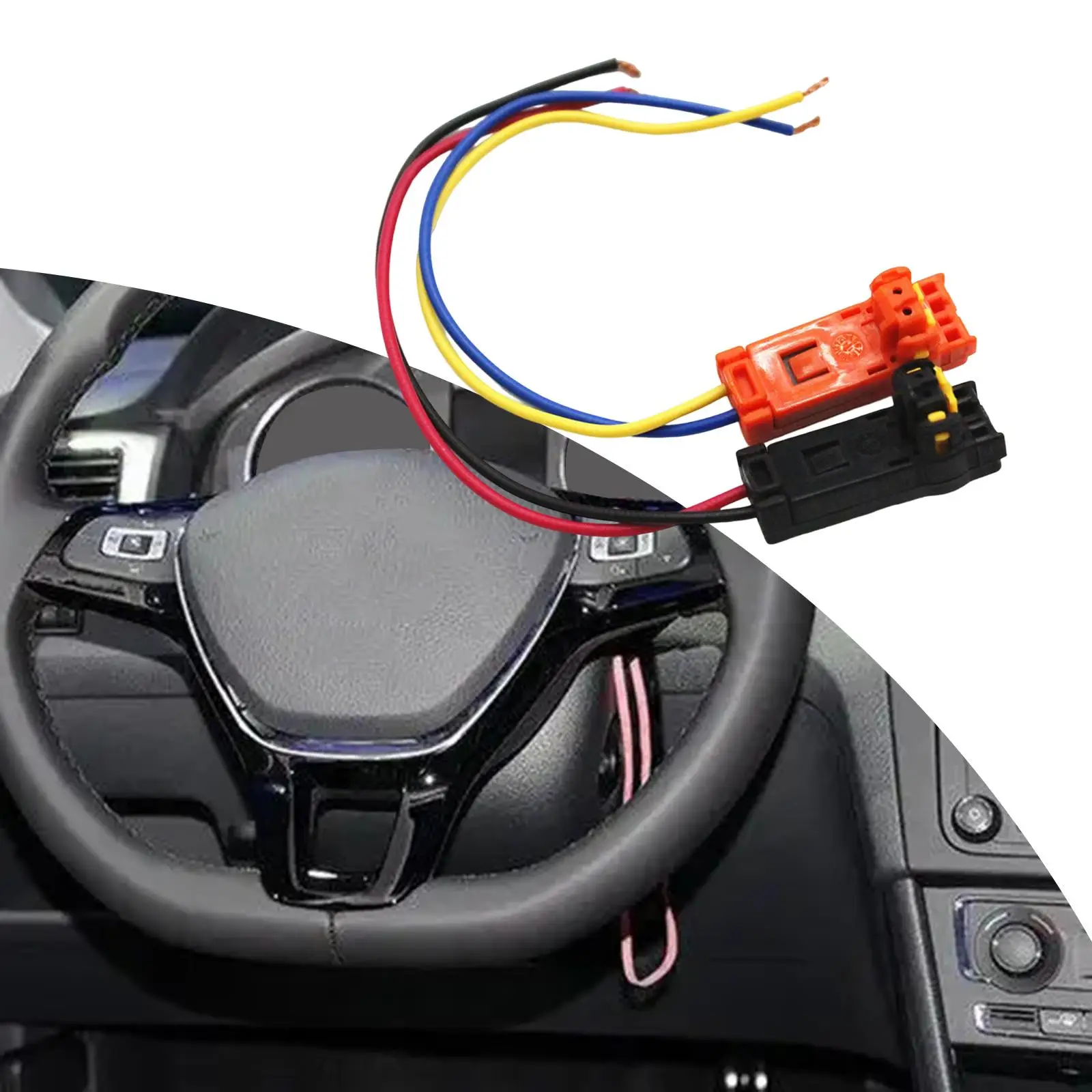 2Pcs Airbag Clockspring Plug Professional Parts for Subaru Nissan Mazda