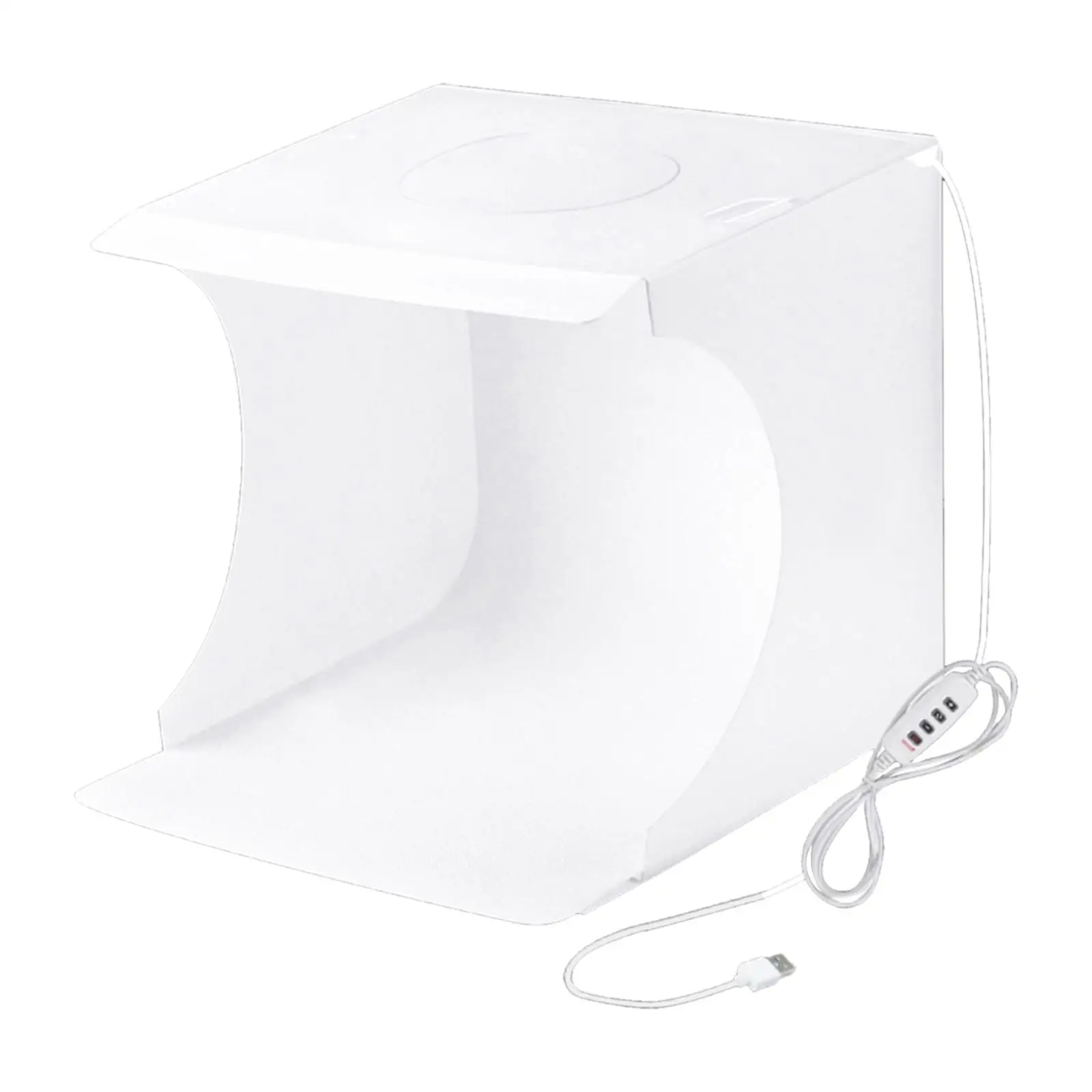 Lightbox Mini Foldable Photo Photography LED Shooting Tent & 6 Color Backdrops