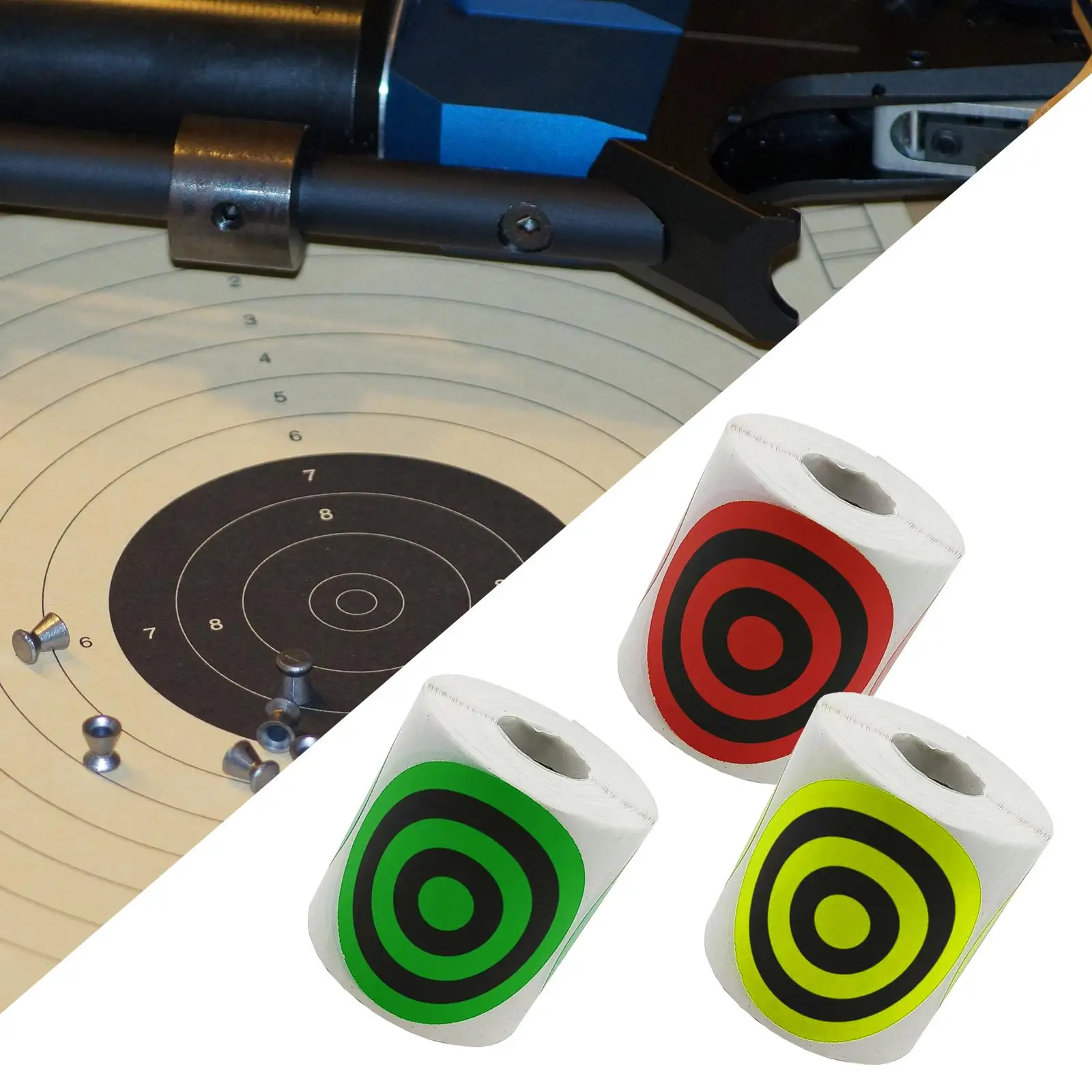 3 Inch  Stickers, Reactive Targets, Self- Paper, Durable  Sticker for The