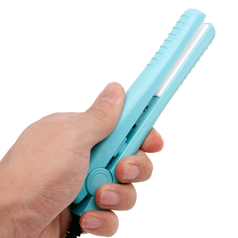 Description Picture 6 of itemNEW Hot Mini Portable Black Pink Blue Ceramic Iron Hair Straightener Curler