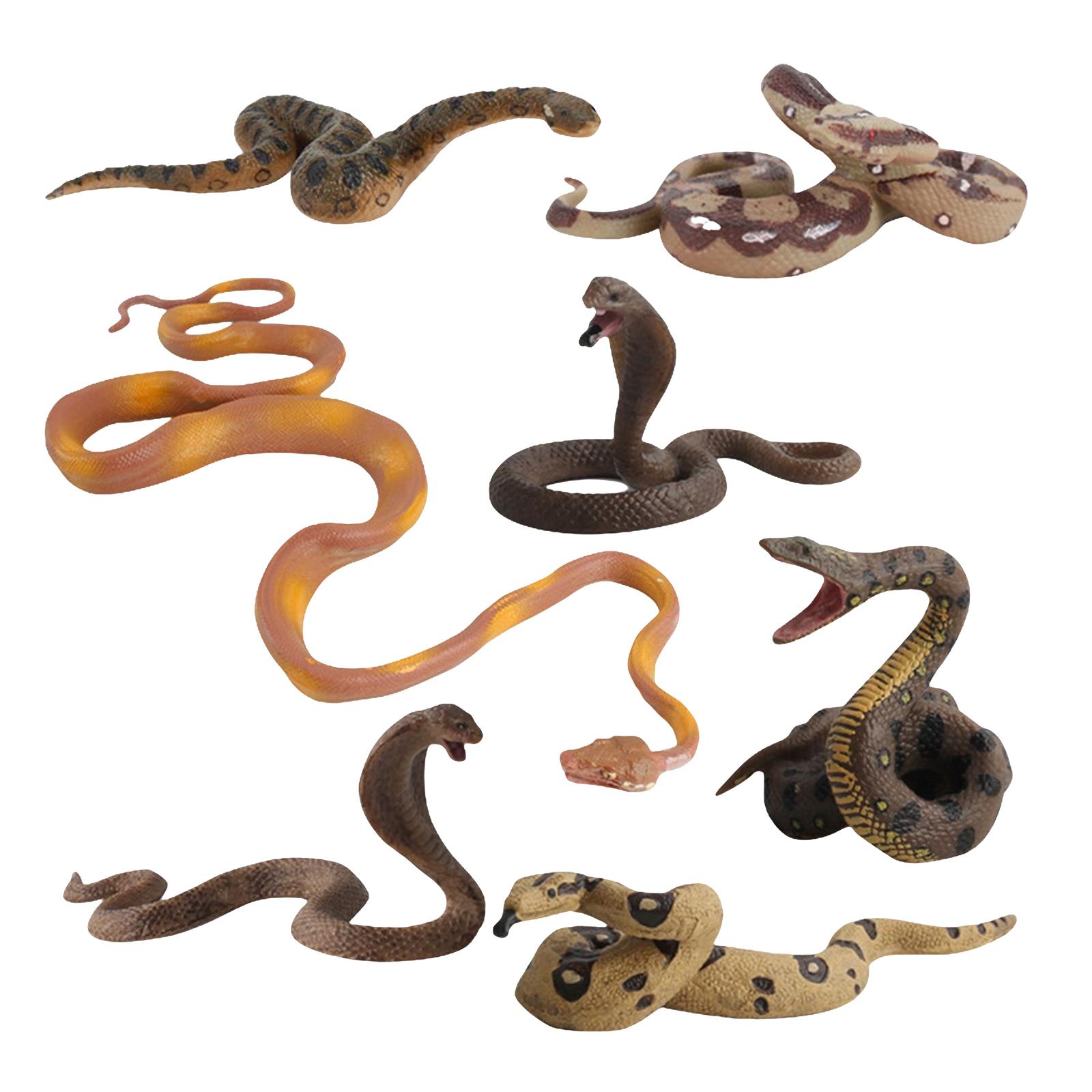 Simulation Snake Model Toy Wildlife Animal for Party Tricks Tabletop