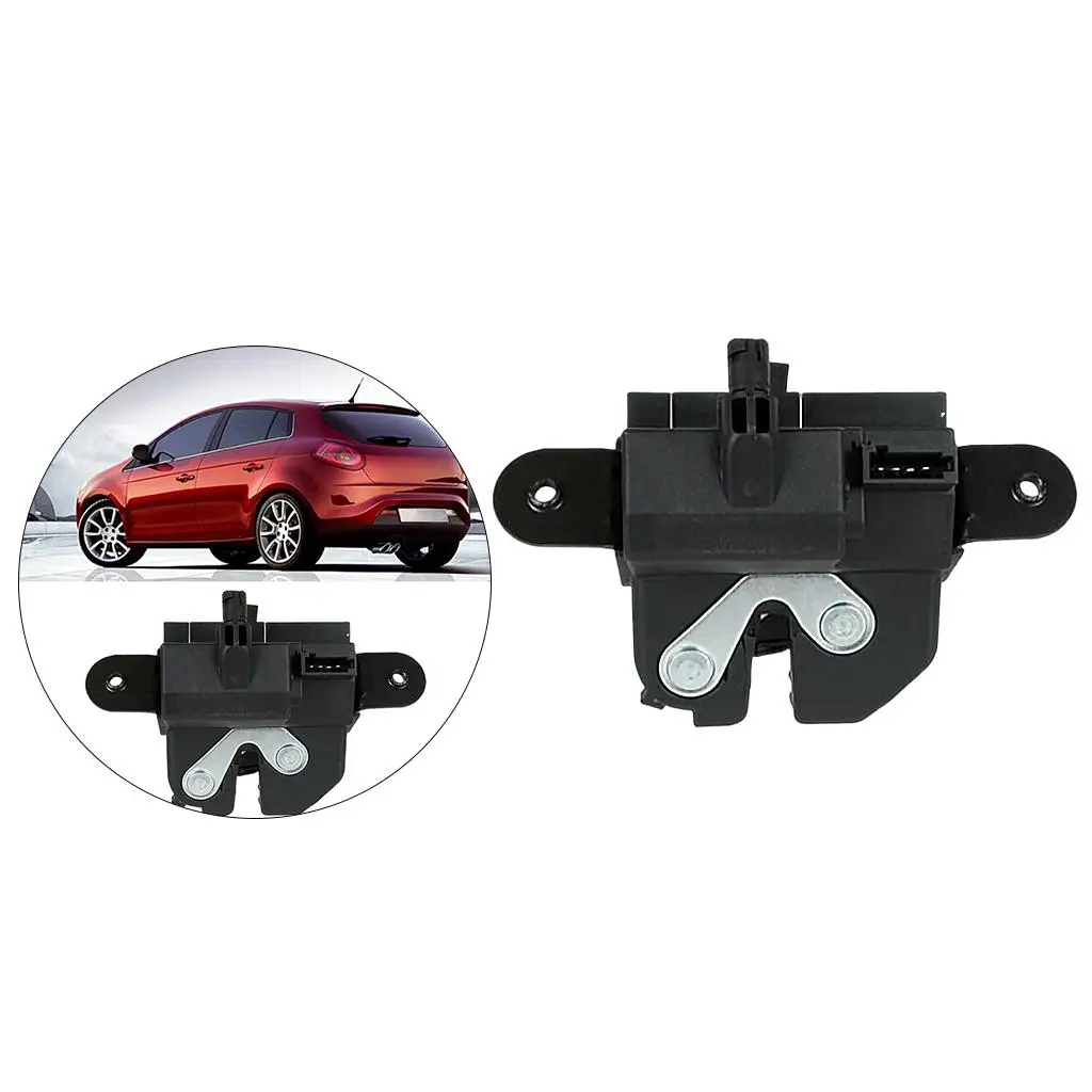 Rear Tailgate Lock Boot Lid Latch 51873093 Replaces for Fiat Black