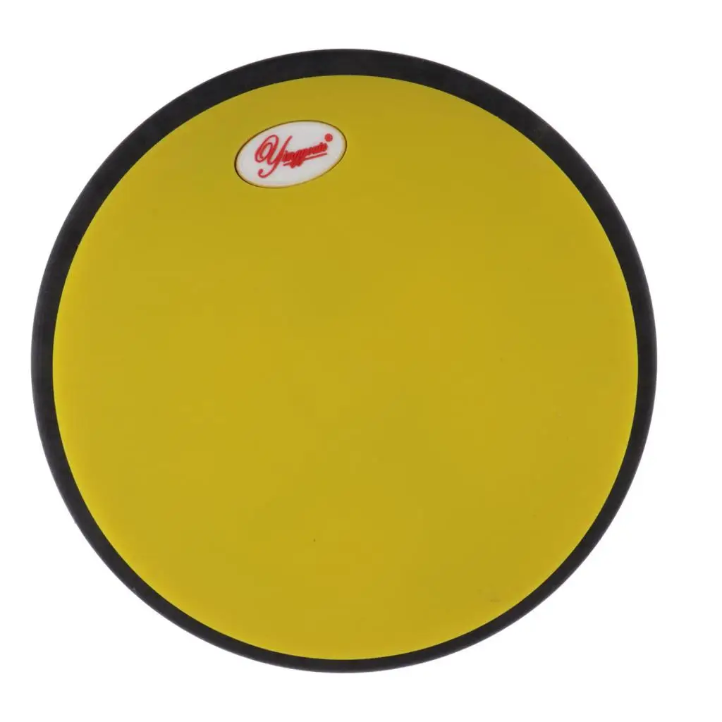  Real Feel  Single Sided 10-inch Snare Drum Practice Pad Soft Rubber Colored