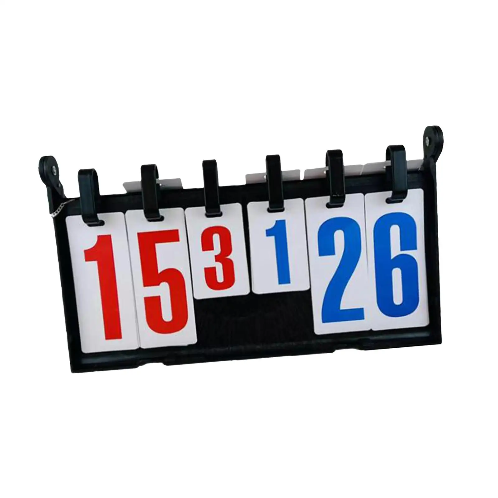 Sport Scoreboard Score Flip Tabletop or Hanging Compact 39cmx23cm 6 Digit Score