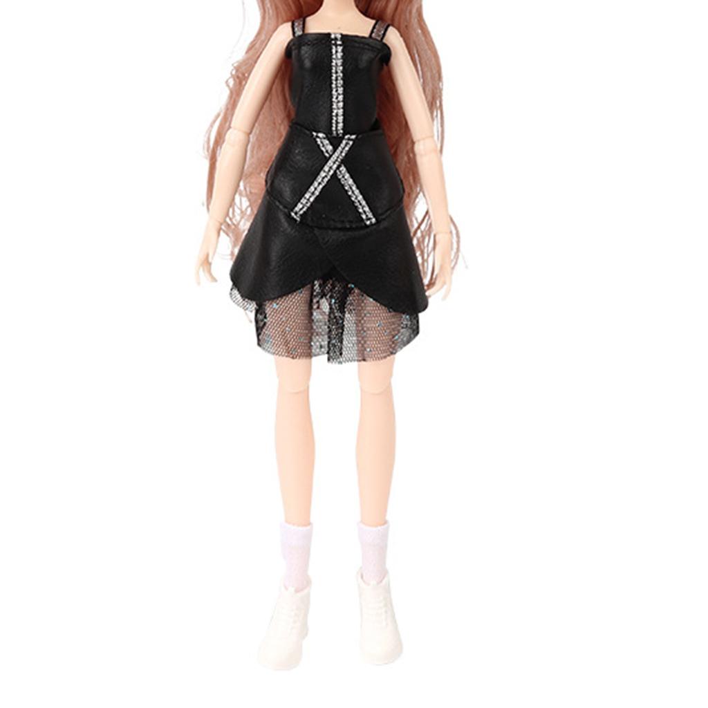 Handmade Modern Baby Doll Skirt Party Dress Clothing for 30cm 12'' Dolls