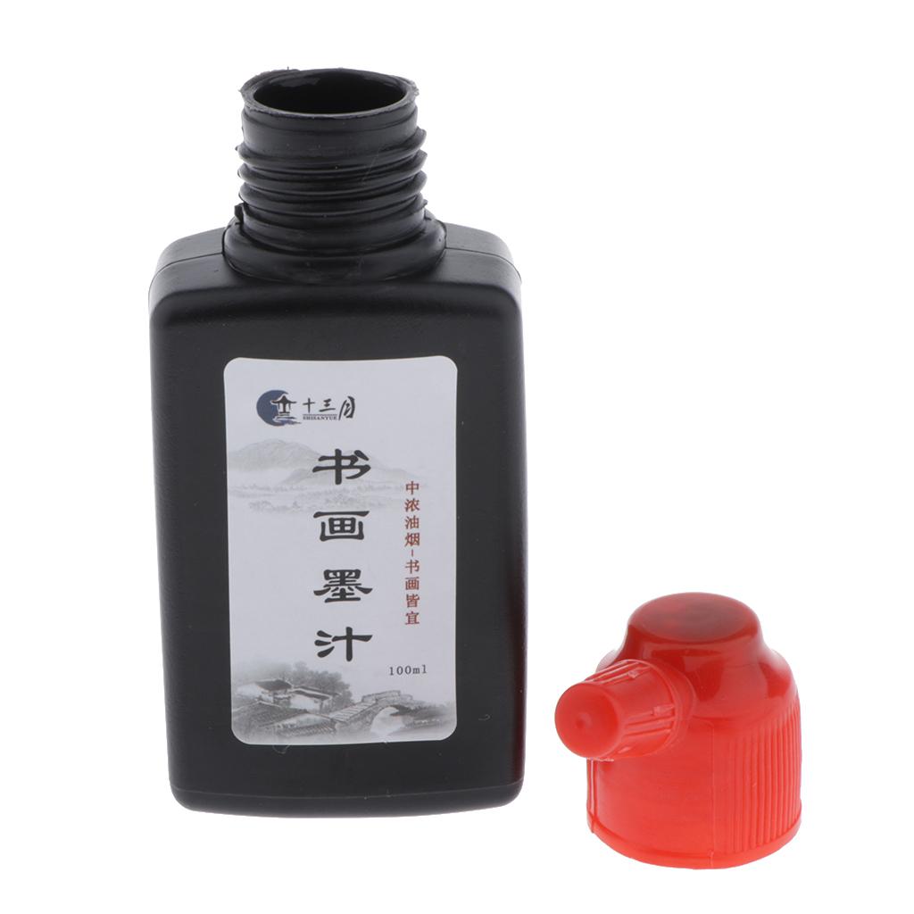 Sumi Ink Liquid Ink for Artisit Fountain Dip Pen Chinese Calligraphy Brushes