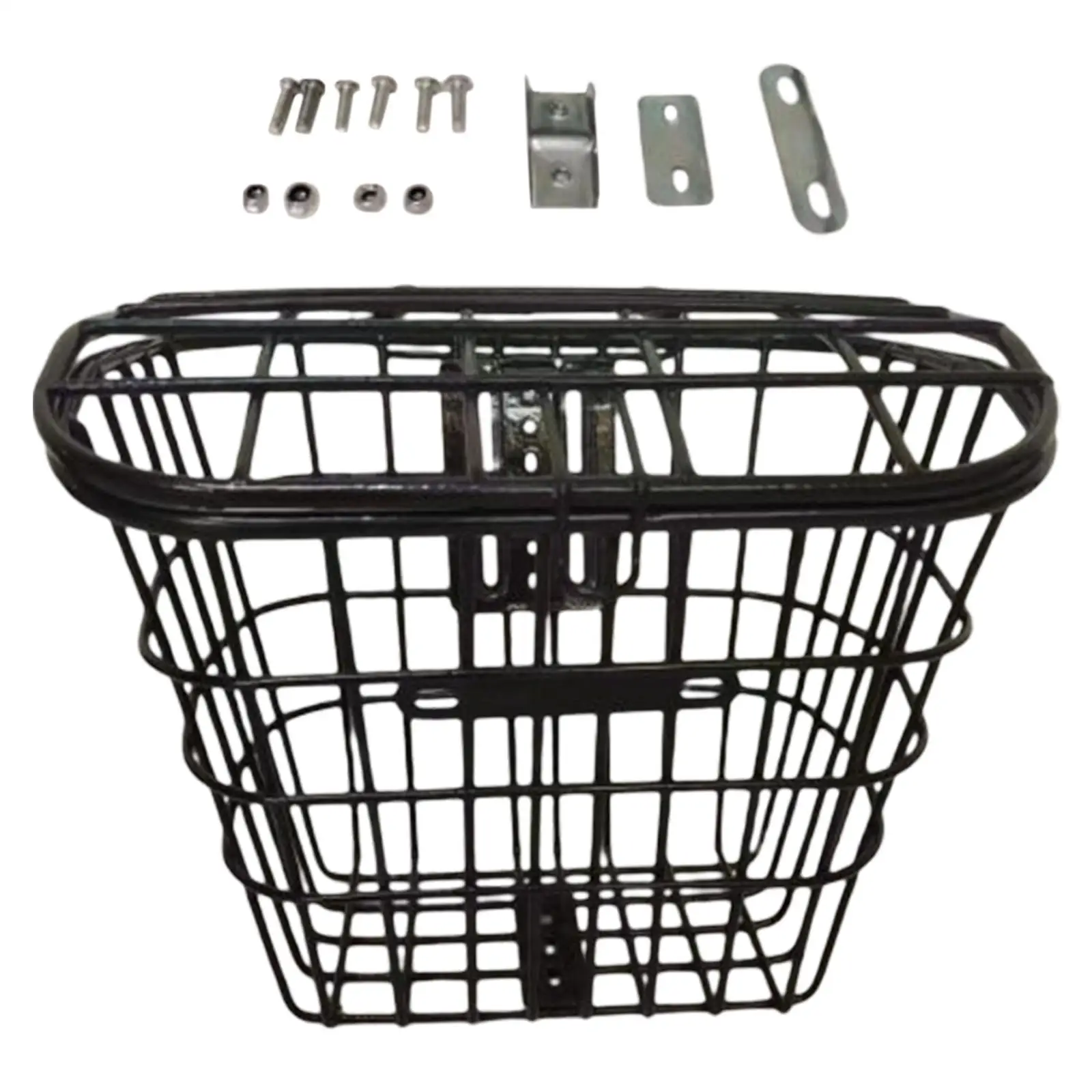 Bike Basket Durable Folding Bike Frame Handlebar Basket for Mountain Bikes