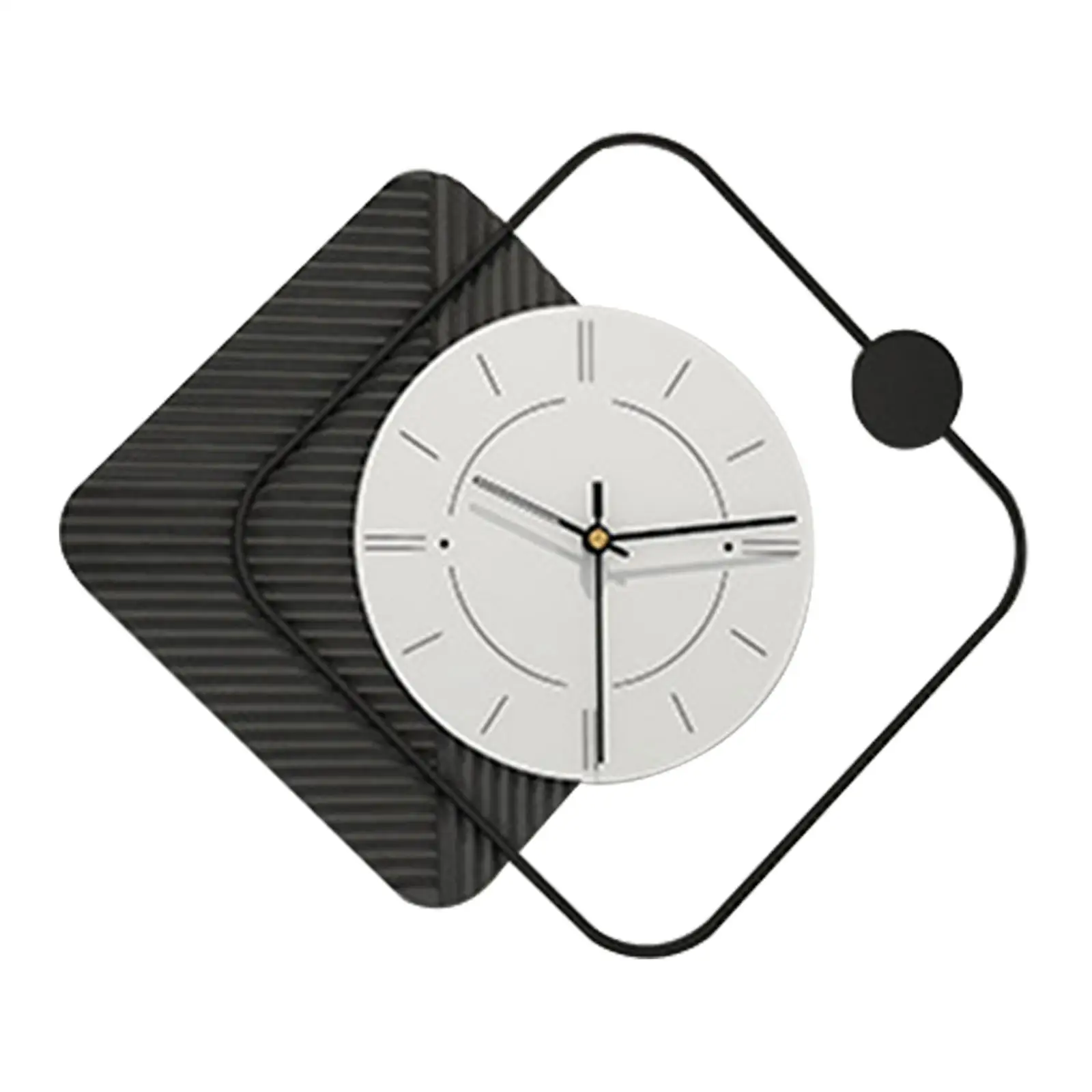 Modern Acrylic Wall Clock Silent Hanging Battery Operated Decorative Clock for Apartment Living Room Dining Room Decor