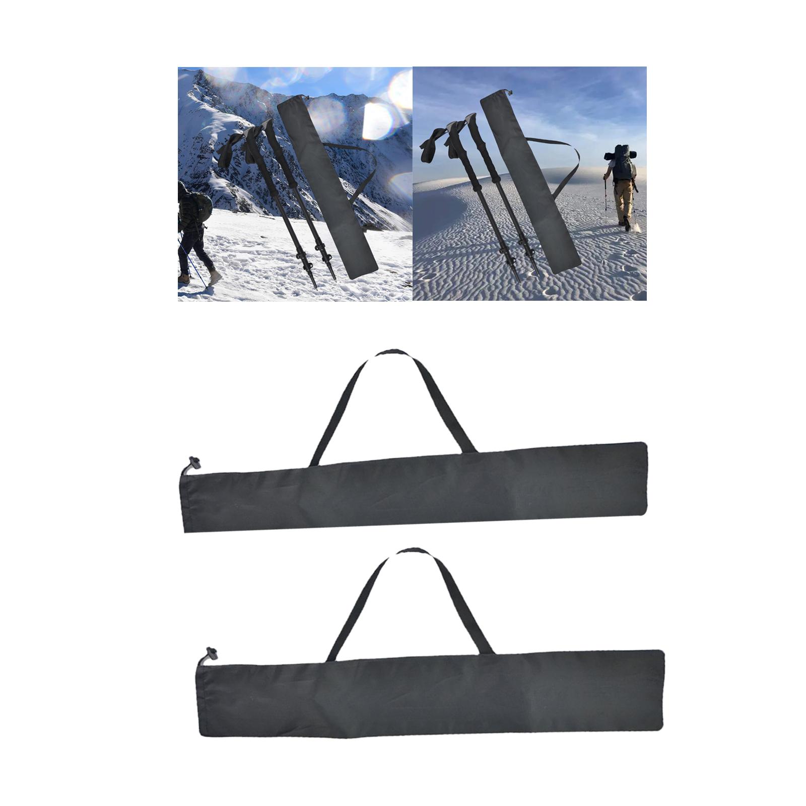 Trekking Pole Carrying Bag Shoulder Bag with Shoulder Strap Pouch Carry Bag Portable Storage Bag Foldable Walking Sticks Bag