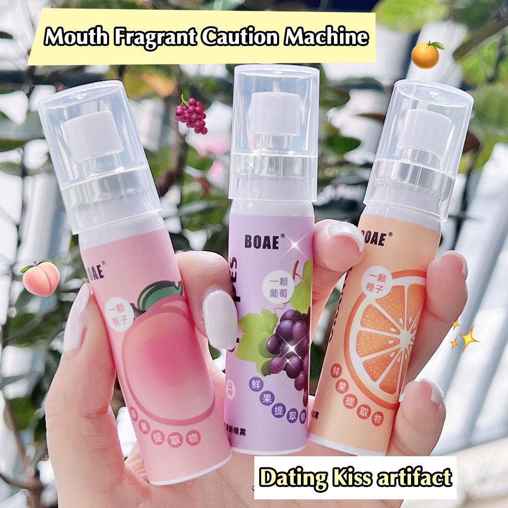 Best of 20ml Fruity Breath Peach Grapes Breath Freshener Spray Halitosis Odor Liquid Treatment Care Refreshing Mouth Spray Freshene Reviews & Tips