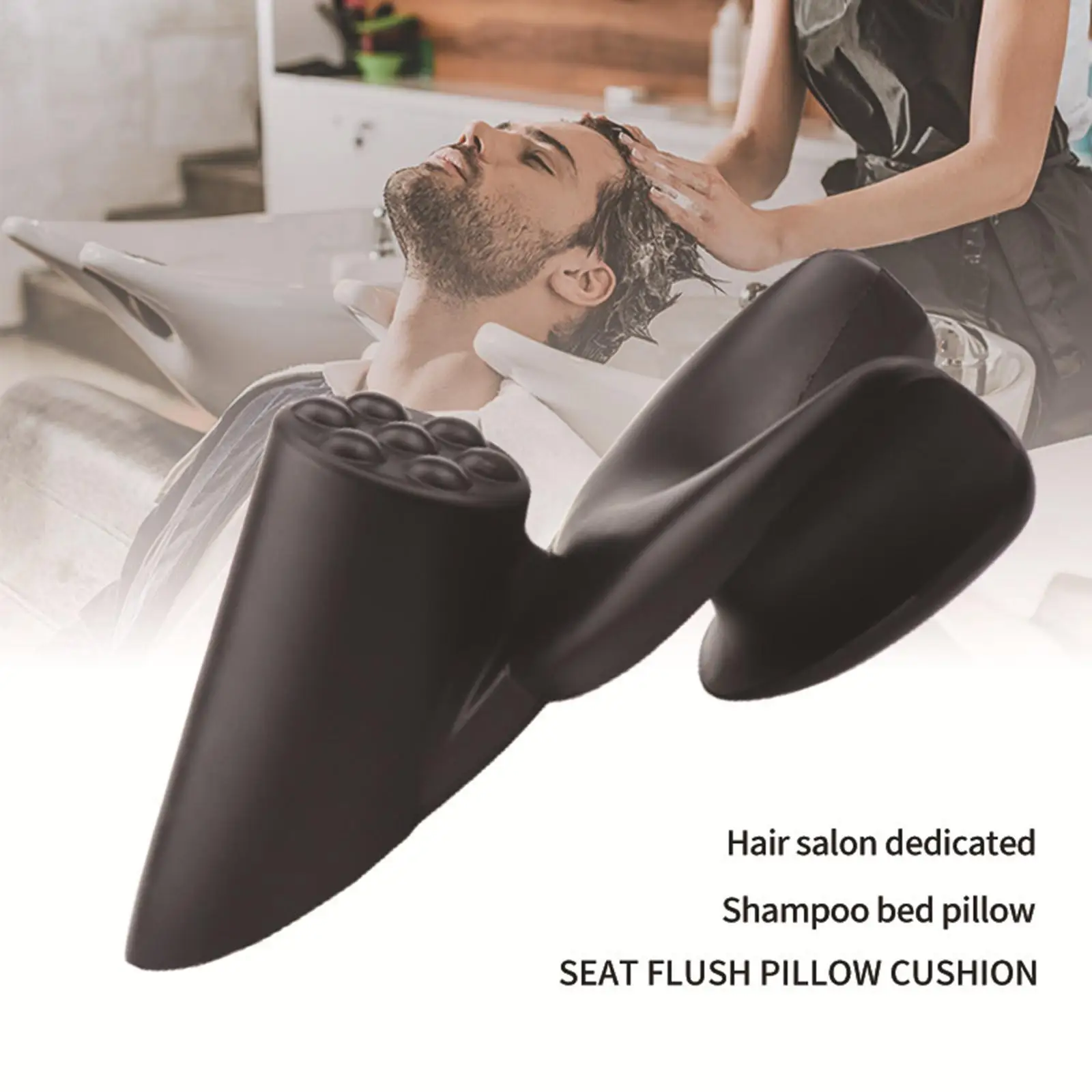 Durable Salon Neck  Soft Non Slip Hair Salon Washing Sink Basin Support Tool Shampoo Neck Rest  for Salon and Home