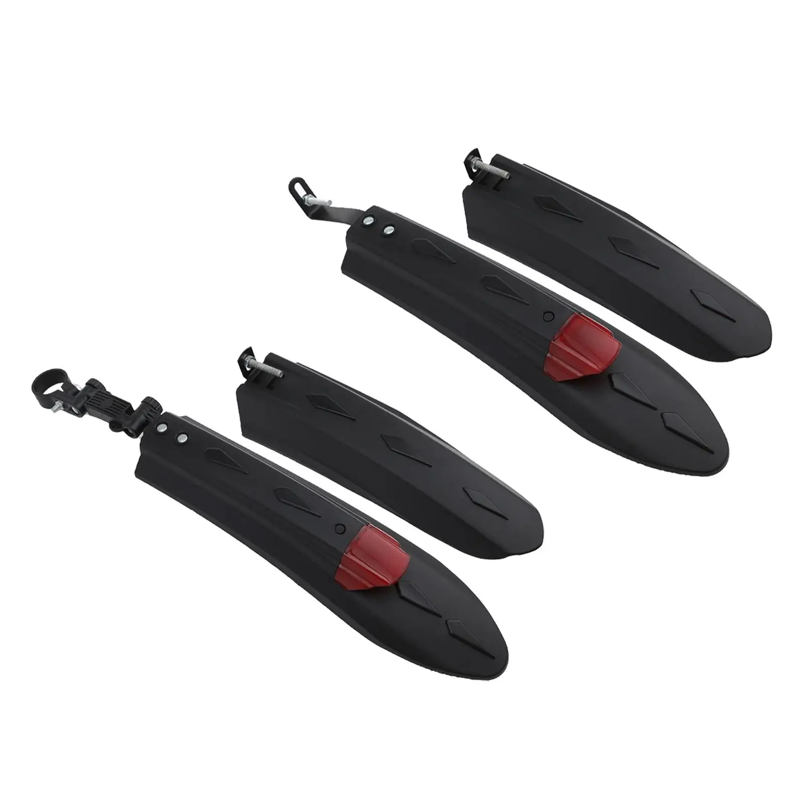Bike Mudguard Set Wheel Protection Portable Easy Installation Supplies Mudflap for Sports Travel Outdoor Road Bike Accessories
