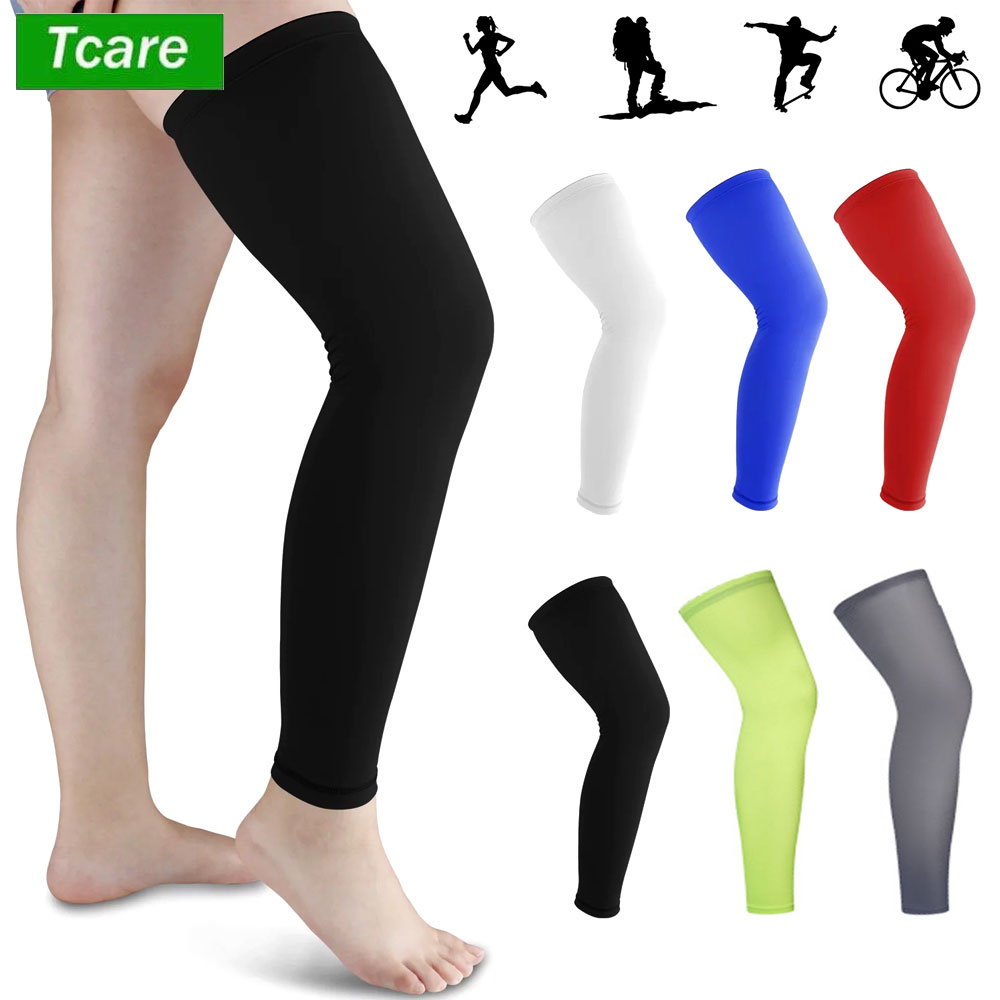 Best of 1PC Full Leg Compression Sleeve, Sport Long Knee Sleeve With Anti-slip Silicone Strips For Men Women Running Basketball Football Reviews & Tips