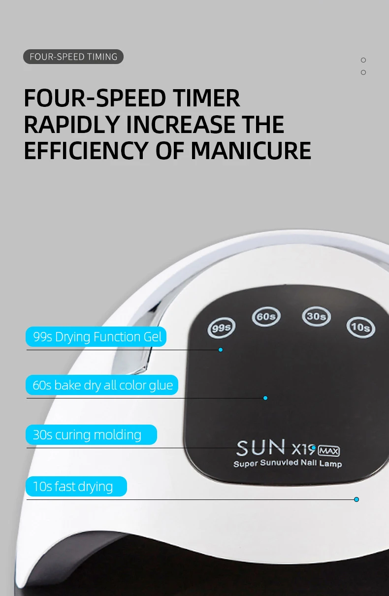 320W Professional Nail Dryer For Manicure Powerful UV Gel Nail Lamp 72 LEDS UV Gel Varnish With LCD Display Nail Salon Equipment