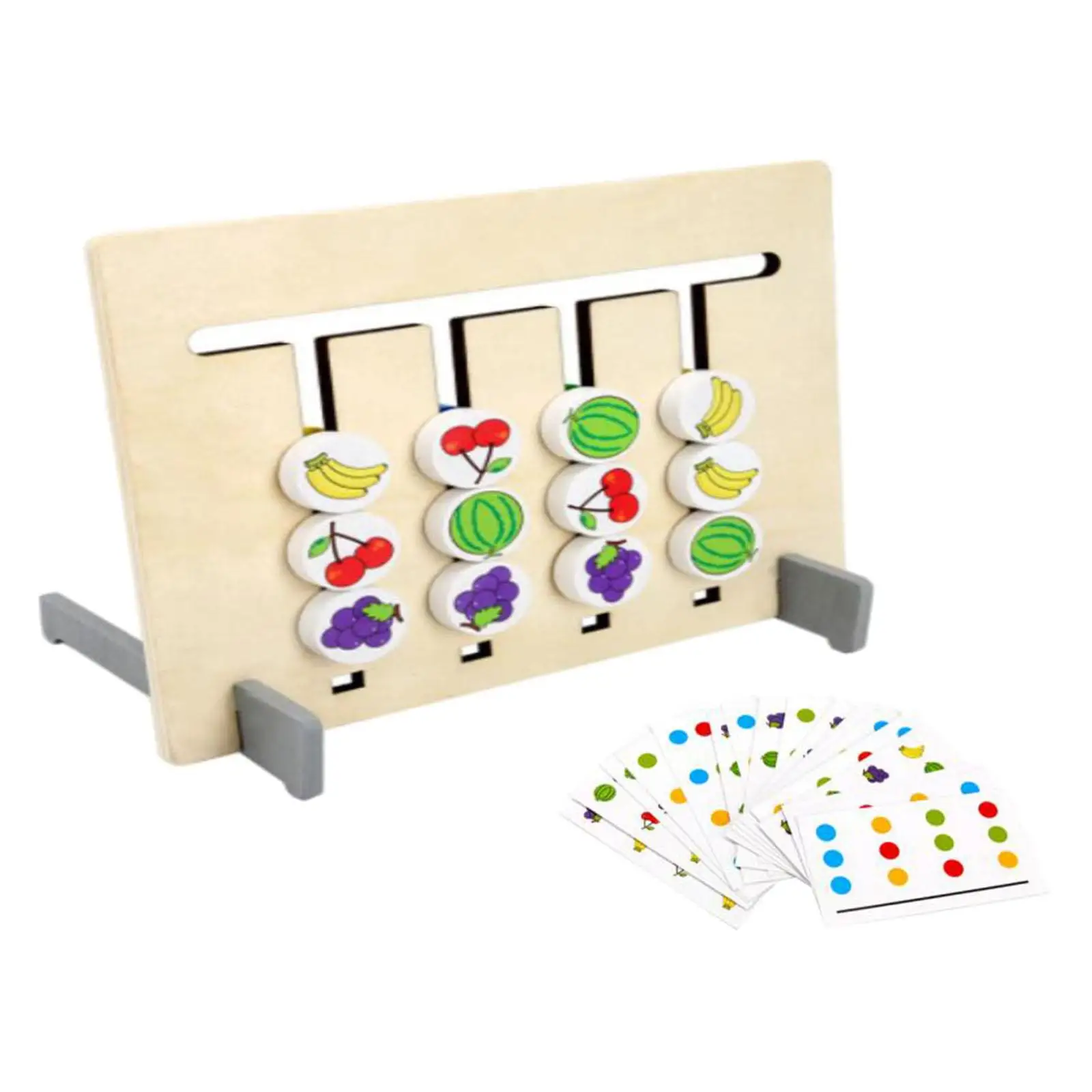 Color Matching Toy Multipurpose Early Education Toys Gift Wooden for Nursery