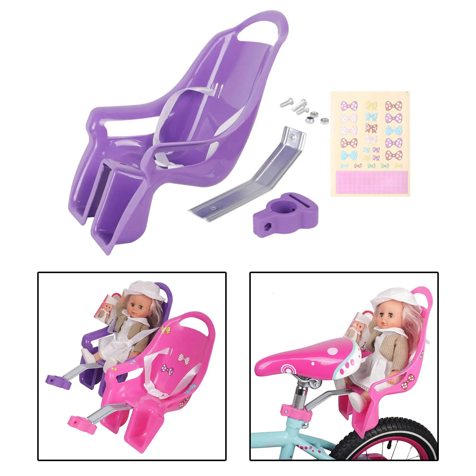 Bike Doll Seat with Sticker  Accessories Bike Accessories for