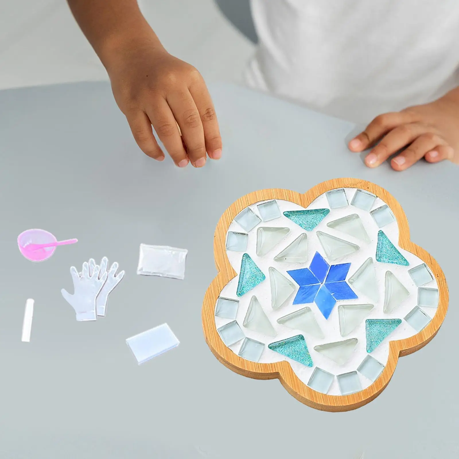 Mosaic Coaster Making Kits Home Decoration Mosaic Craft Materials Placemat
