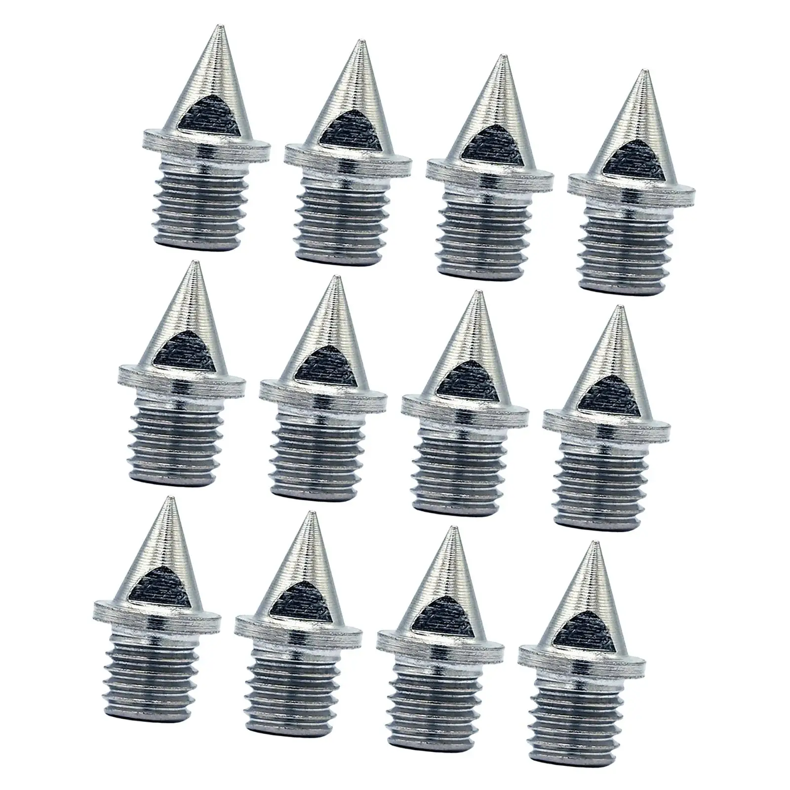 12x Steel Track Spikes Replacement Spikes for Track Shoes Cross Country Spikes for Track Long Jumping Hiking Short Running Shoes