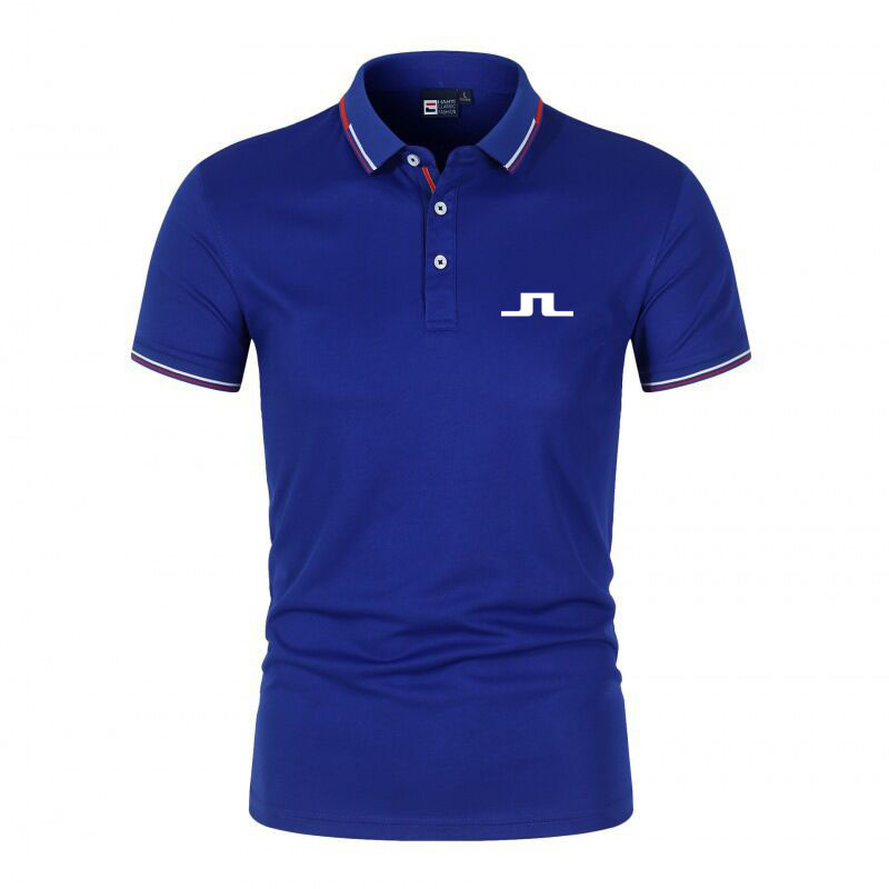 för sommar Quick Dry Andas pikétröja Mode kortärmade toppar J Lindeberg Golf Shirt Herr T-shirt_voghion.com