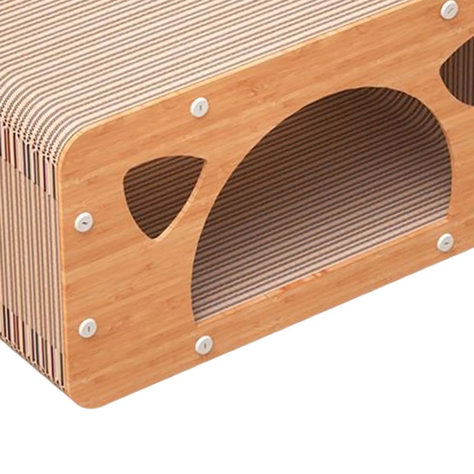 Cat House Corrugated Scratching Bed Scratch Pad Cat Scratcher Board for Small Animals