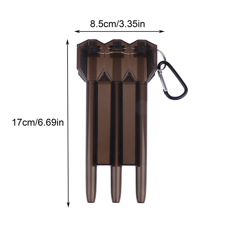 1pc Dartbox tragbare transparente Darts abs Dart Box Schlüssels chloss Schnalle integrierte Universal Dart Box geeignet für die meisten Darts – Detail 15