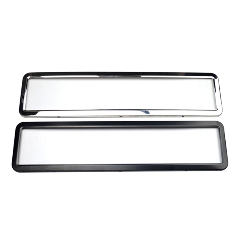 Sichere stabile Kennzeichen rahmen halter abdeckung Korrosions schutz halterung für die Außen dekoration europäischer Fahrzeuge – Detail 6