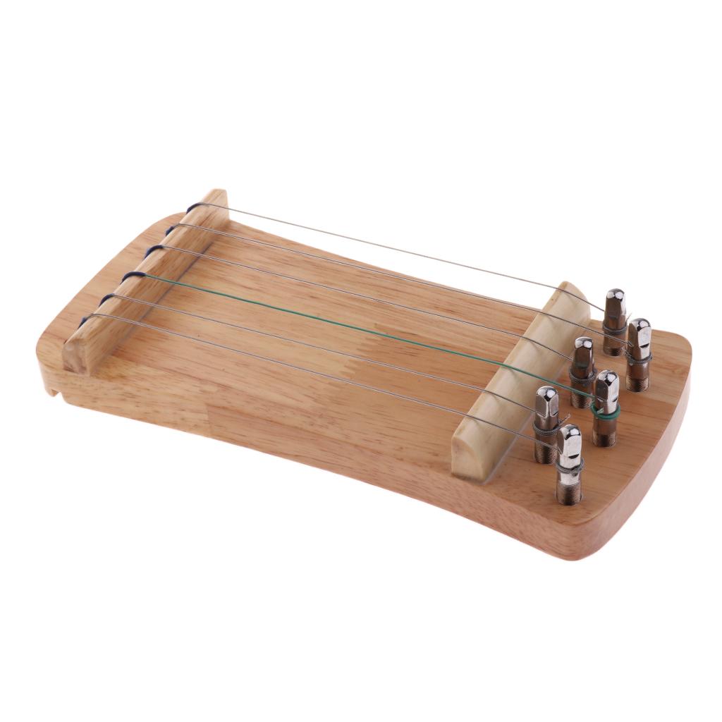 Solid Wood  Guzheng Mini Chinese Zither Hand Trainertraining