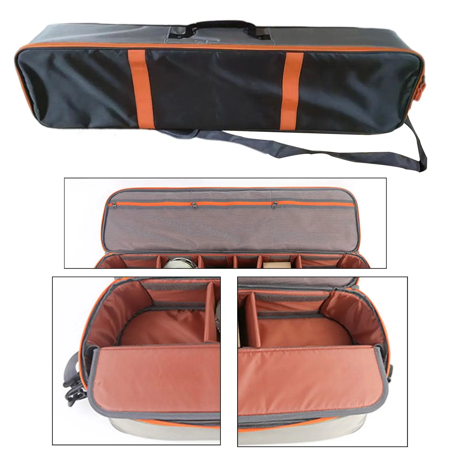 Fishing Tackle Storage Bag Fishing Gear Holder Fishing Rod Carrier Bag