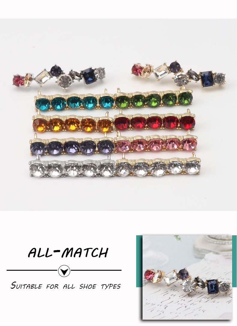 1 piece Diamond Decorative Shoe Clips Shoelace Clips for Sneakers Shoelaces DIY Faux Pearl Shiny Rhinestones for Girl Women