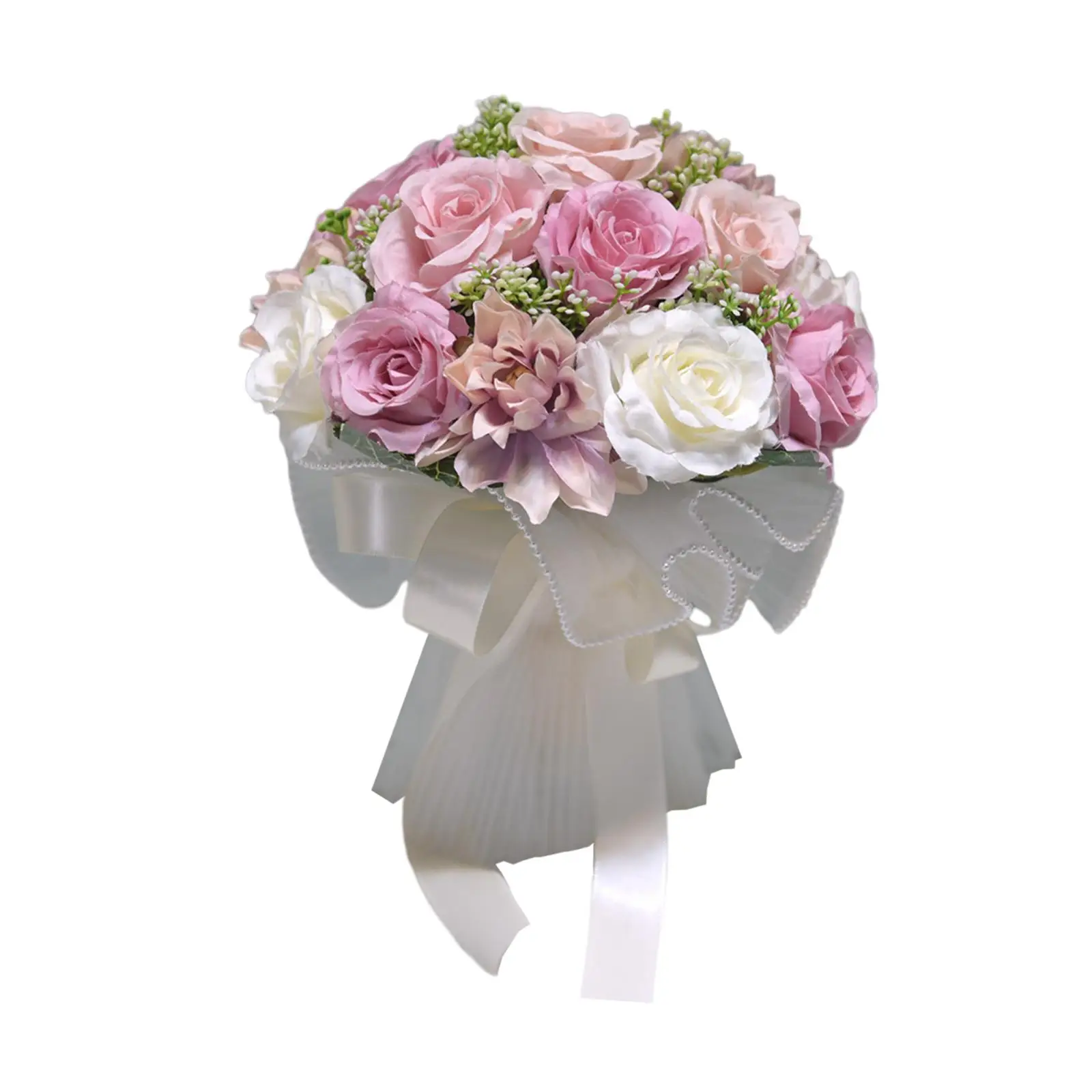 Wedding Throw Bouquet Artificial Bridal Bouquet for Photo Prop Ceremony