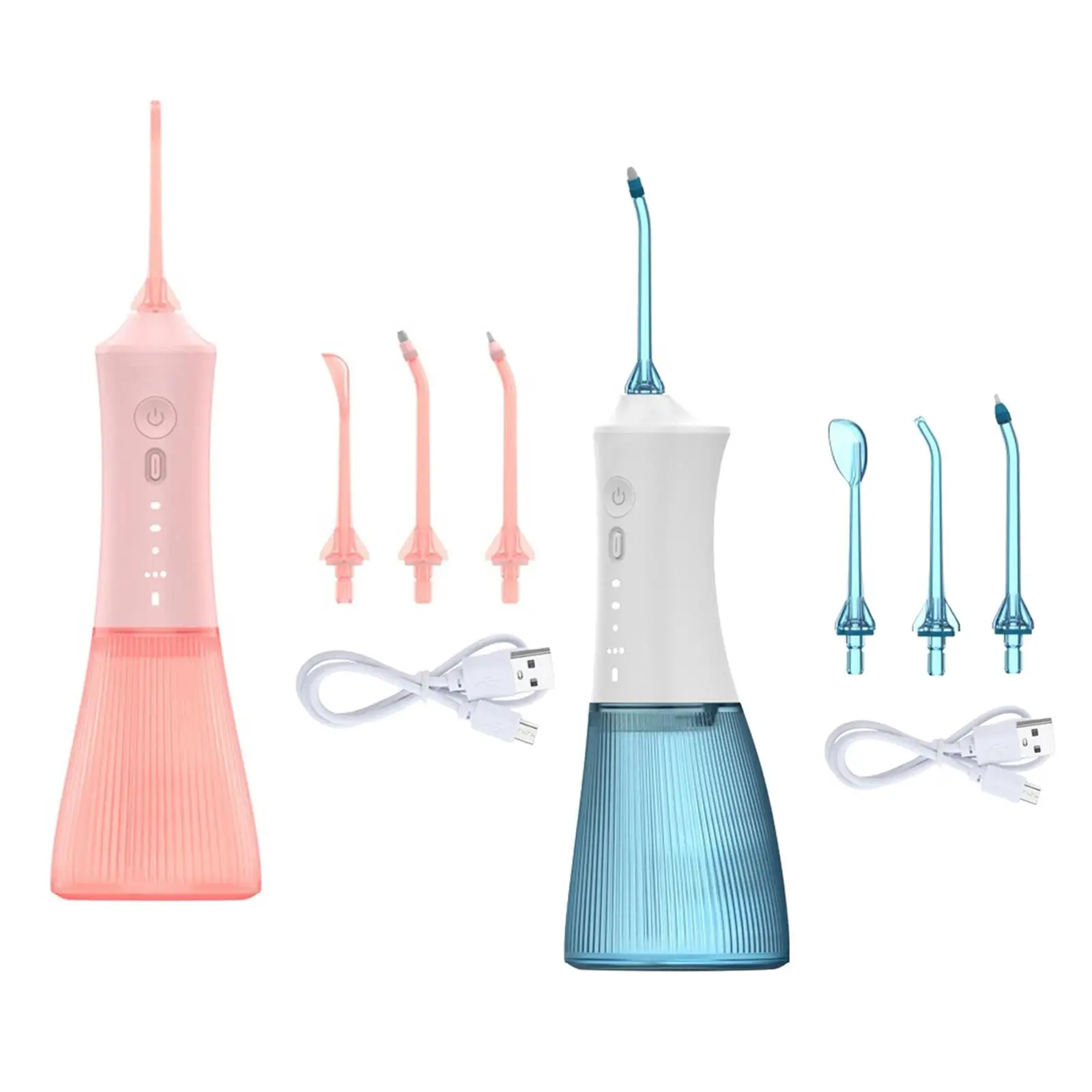 Electric Water Flosser Oral Irrigator Tooth Stains Portable 4 Cleaning Heads Waterproof Oral Care USB Teeth Cleaner for Kids