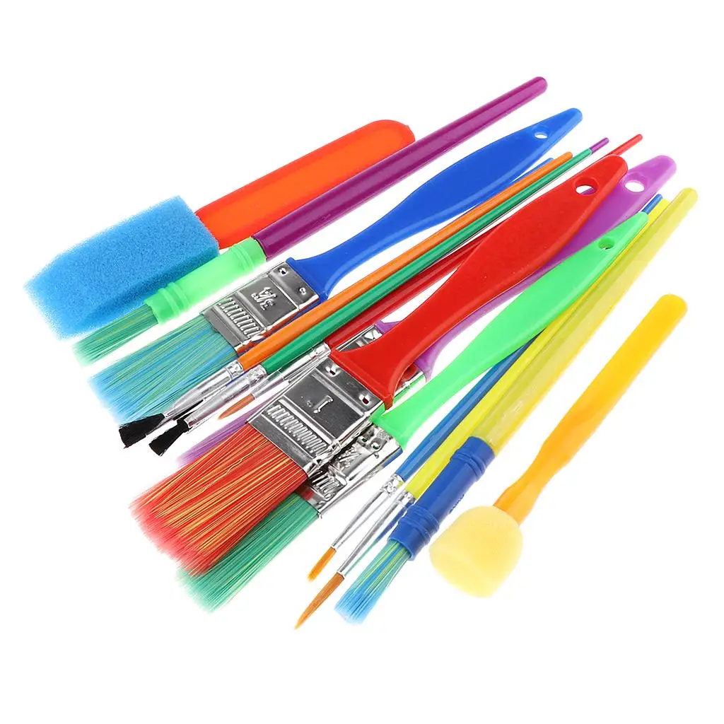 15 Pieces Assorted Painting Brushes Kids Painting Kits Early 