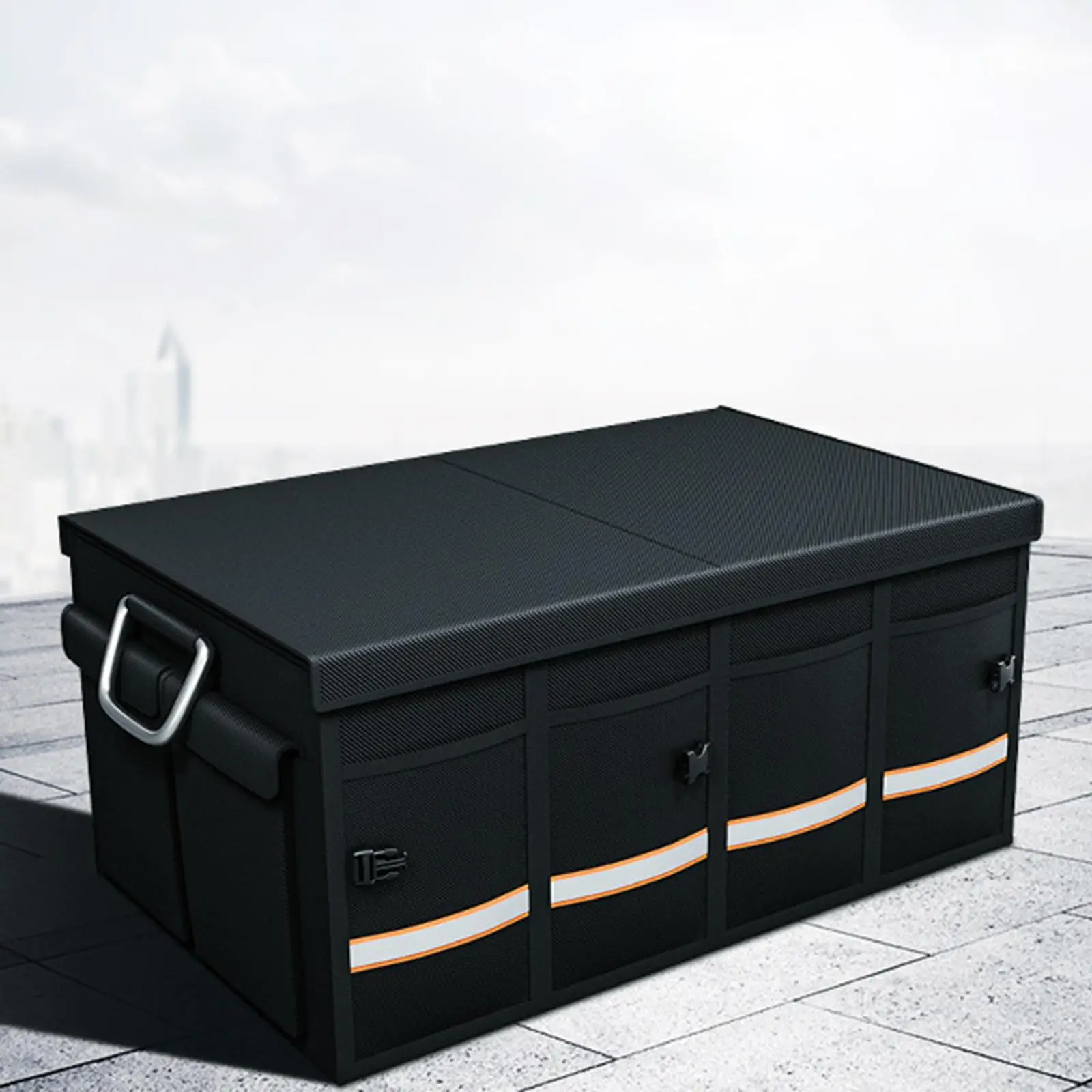 Car Trunk Storage Box Organizer Large Capacity Fit for Non Slip Bottom