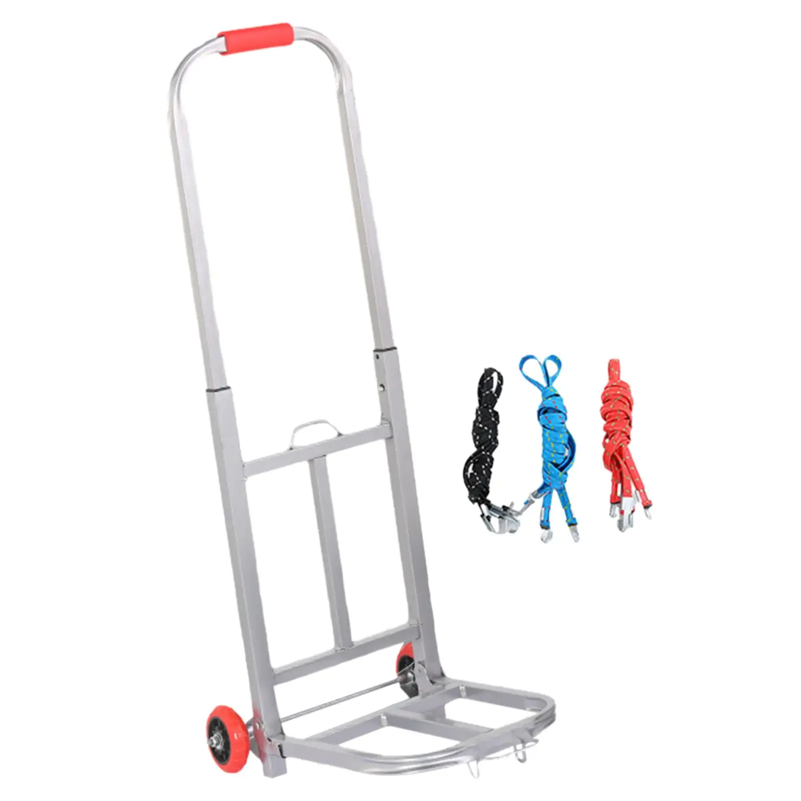 Foldable Folding Hand Truck Luggage Handcart Metal Frame for Personal Travel