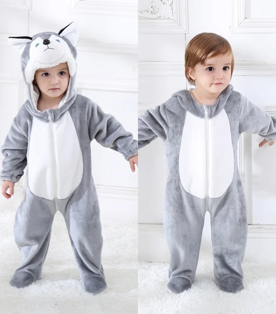 Baby Boy Blue Stitch Kigurumi pigiama abbigliamento neonato pagliaccetto  tutina animale Anime Costume Outfit tuta invernale con cappuccio -  AliExpress