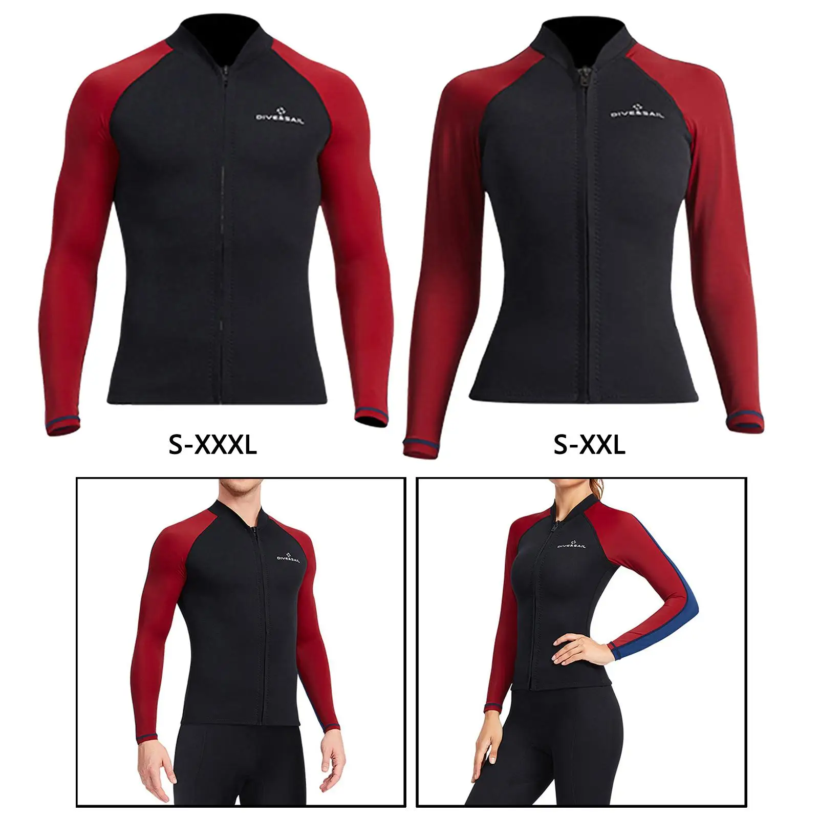 Wetsuits Boys Girl And .5mm Neoprene Surfing Swimming Full Suits Black Keep Warm Zip for Water Sports Surfing Swimming