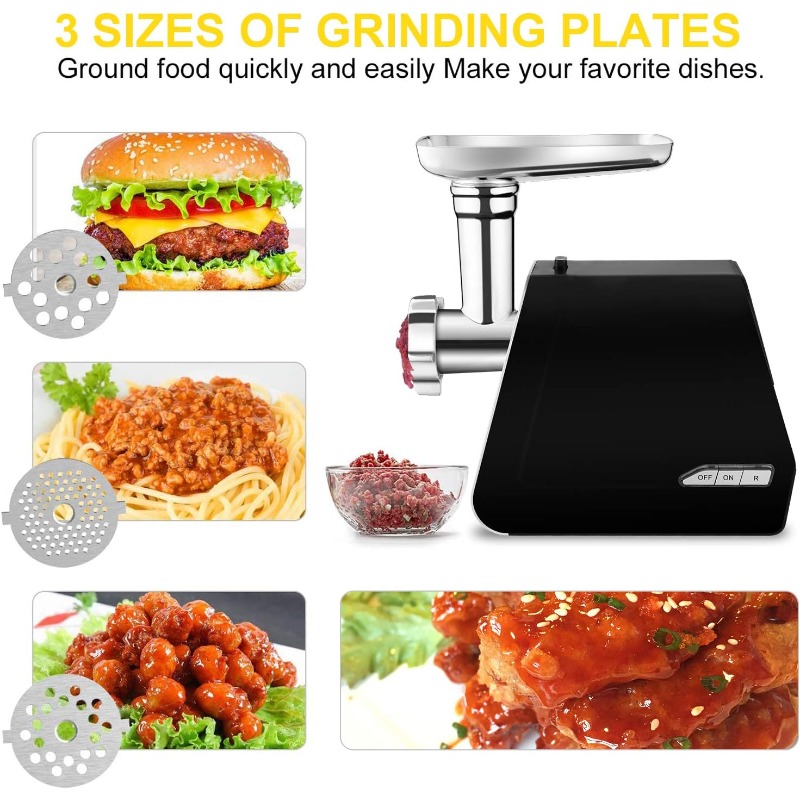 Title 11, Electric Meat Grinder 2000W, Sausage Grinder wi...