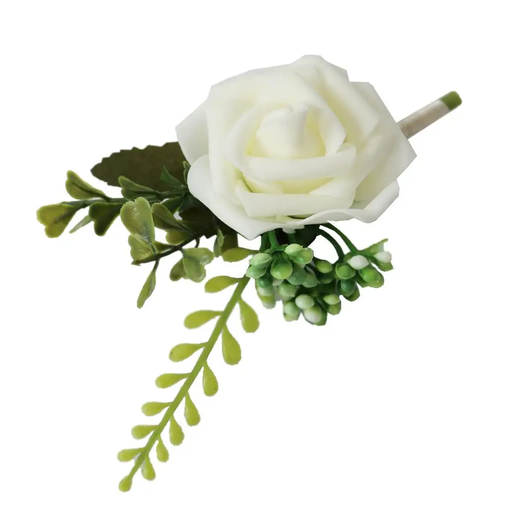 Elegant Guest Pin Boutonniere Brooch for Engagement Banquet Decor