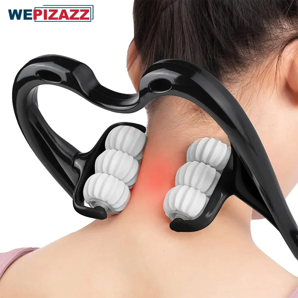 Best of Neck Massager, Trigger Point Roller Massager For Pain Relief Deep Tissue Handheld Shoulder Massager Tools Massage Point Back Arm Reviews & Tips