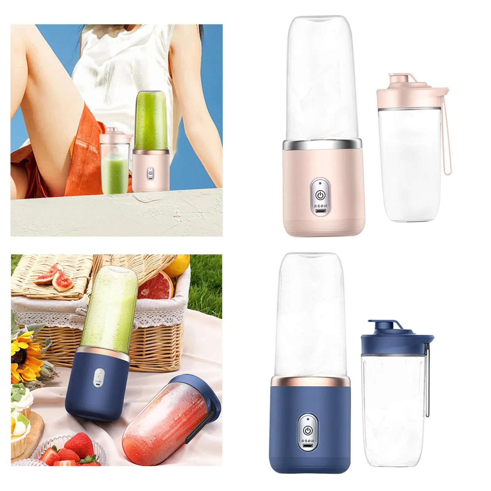 Mini Electric Fruit Juicer Juicer Machine 6 for Office Outdoor Home