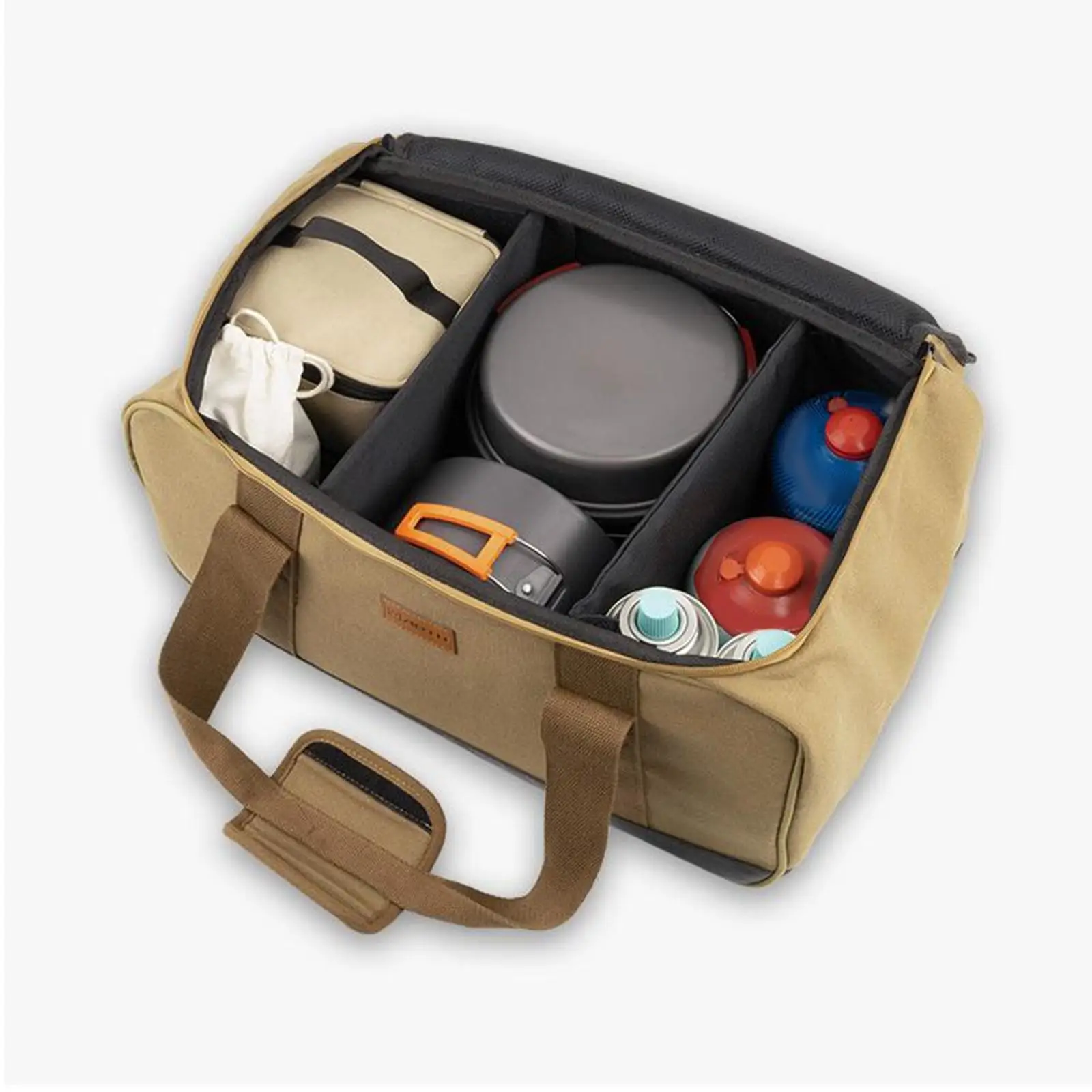 Portable BBQ Tableware Carry Bag Camping Accessories Tool Bag Camping Cooking Utensils Organizer for Outdoor