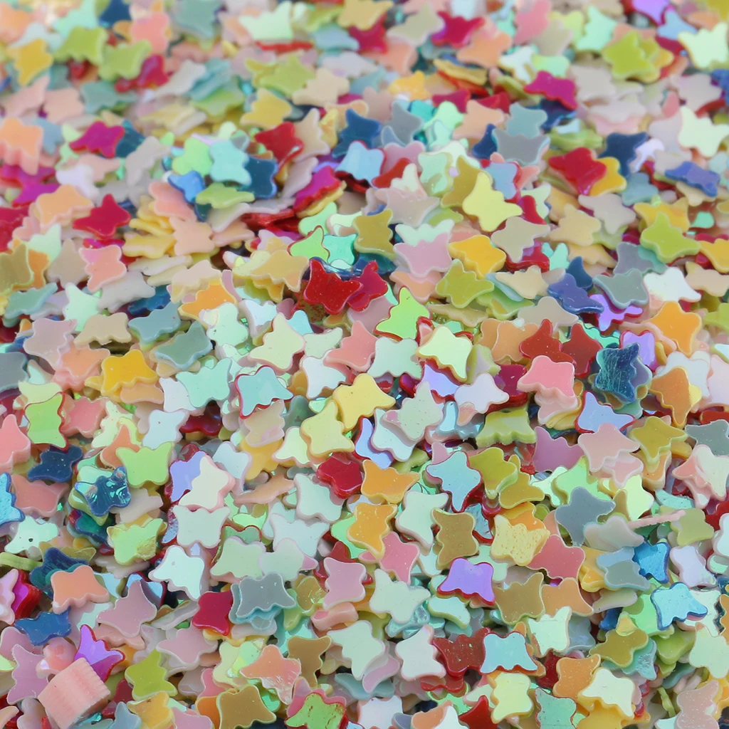Colorful Butterfly Table Confetti Wedding Scatters DIY 3x3mm