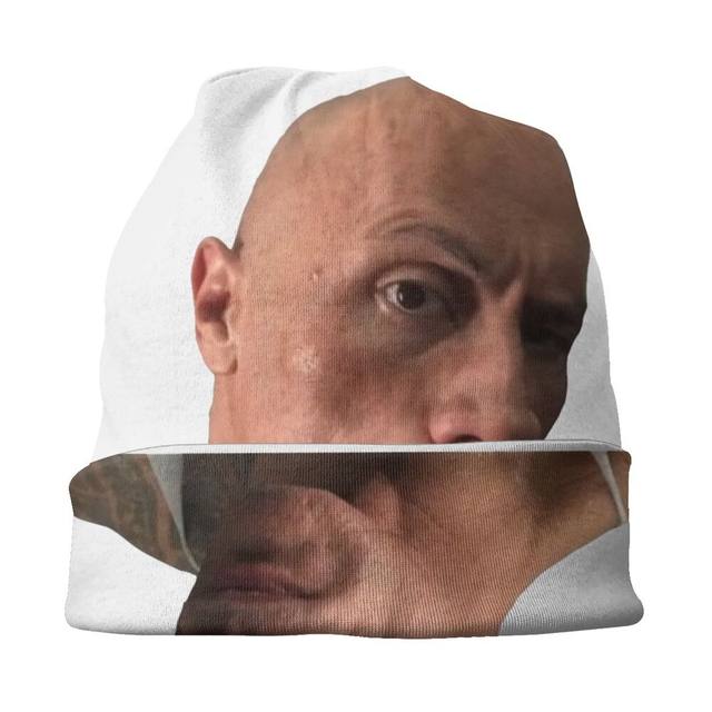 Sobrancelha meme dwayne the rock johnson vestido meias femininas quentes  meias de tripulação de moda masculina - AliExpress