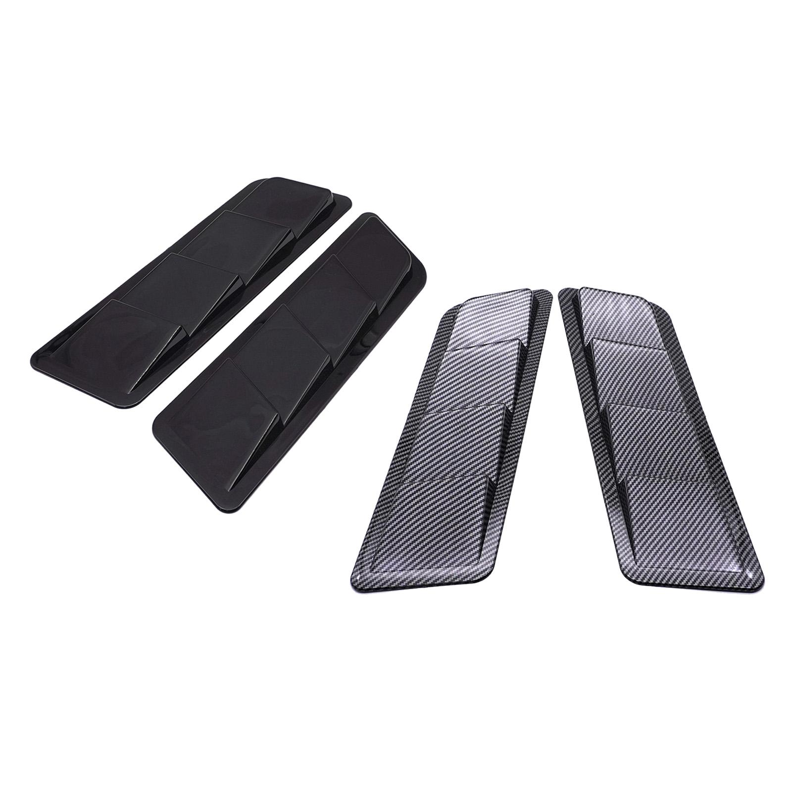 Engines Hood Vent Cover Louver Scoops Cover Intake Cooling Panel Trim Hood Air Intake Vent Grille Exterior Decoration Trucks
