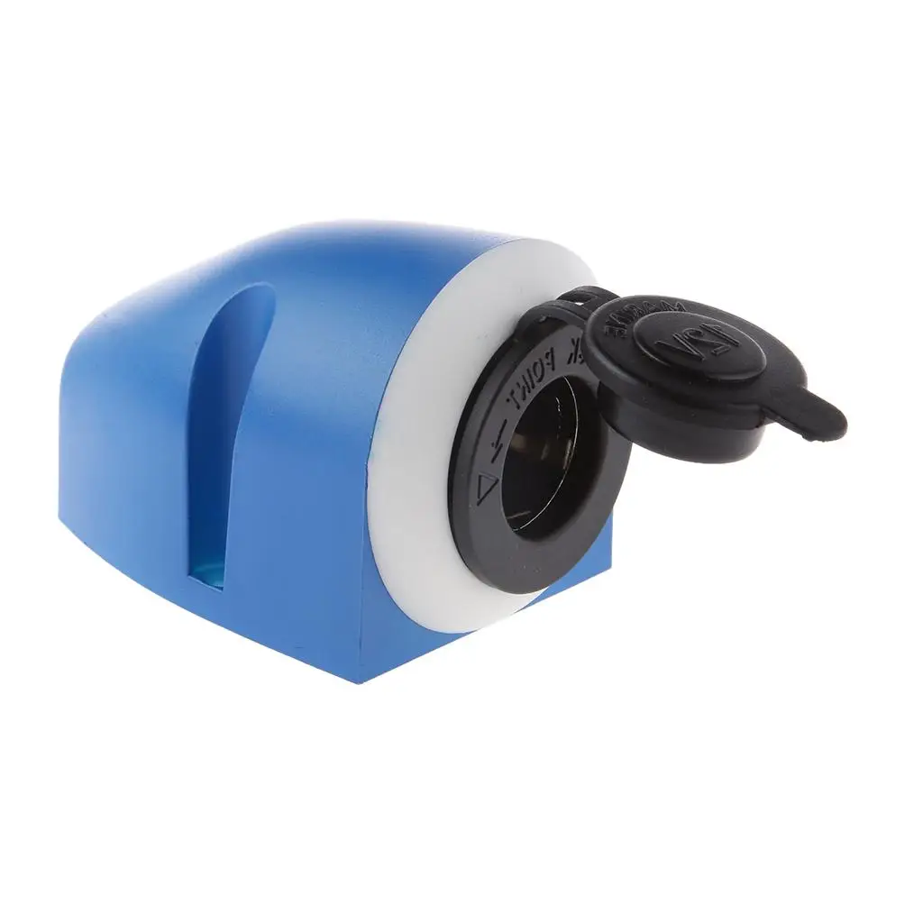 Car Socket  Lighter Female Socket Charger Adapter 12V Blue Tent