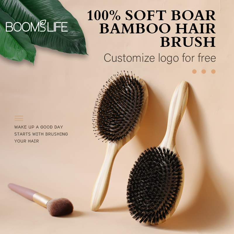 Best of Boar Bristle Hair Brush Women Wood Bamboo HairBrush Professional Curly Airbag Scalp Brush Comb For Hair Beauty Care Salon Tools Reviews & Tips