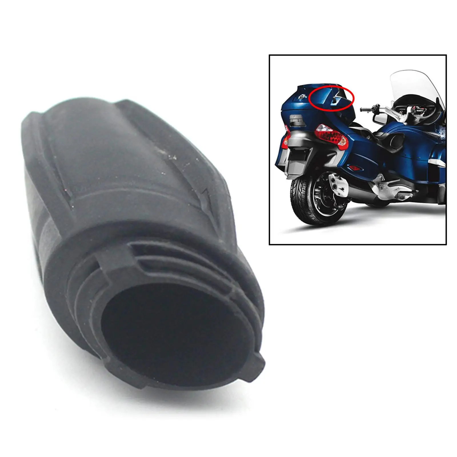 Antenna Radio Cable Rubber Cover Suitable Fit for Bombardier Tricycle