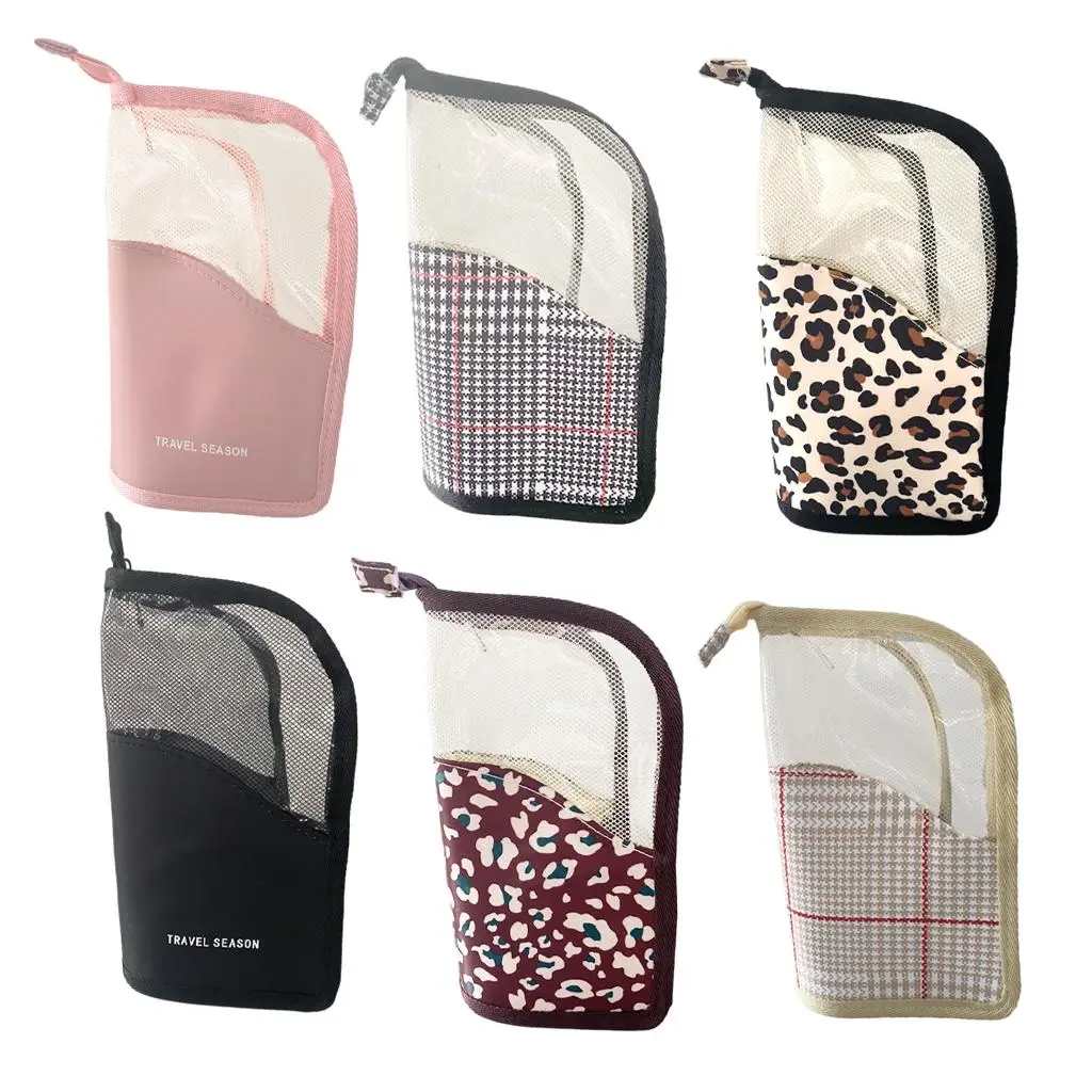 Stand-Up Foldable Makeup Brush Bag Holder Organizer for Beauty Makeup Artist