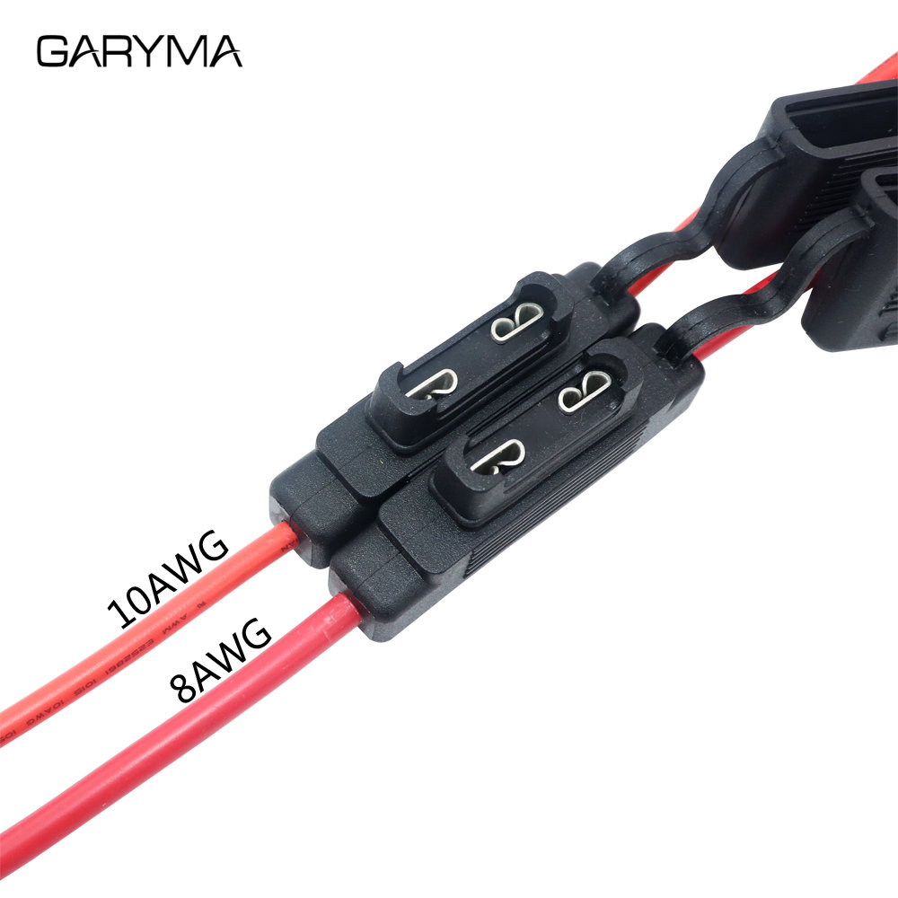 8 10AWG Kabel Großformatiger Kfz-Sicherungshalter für Auto, Boot, LKW, wasserdichter Inline-Sicherungsblock 20A~100A – Detail 2