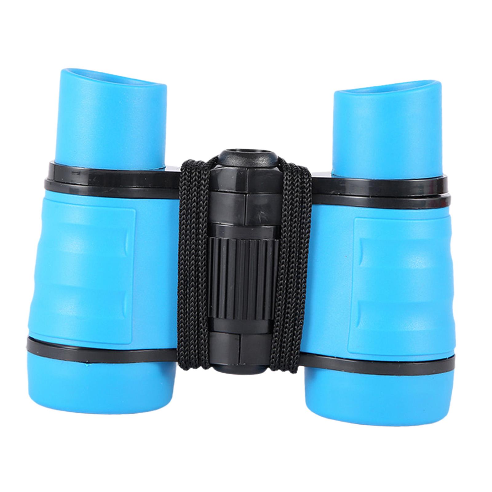 Kids Binoculars Toy 4x30 Shockproof with Lanyard Lightweight for Birthday Insights Presents Exploration Party Favors